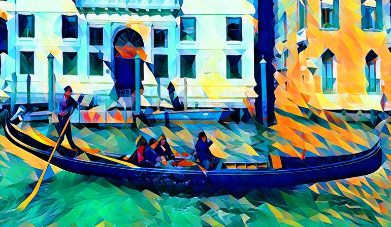 Original Modernism Cities Mixed Media by Wlad Safronow