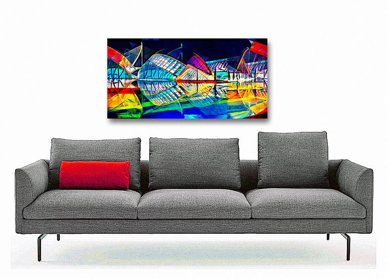 Original Figurative Cities Mixed Media by Wlad Safronow