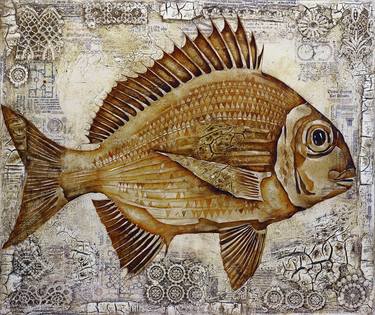 Original Art Deco Fish Paintings by Wlad Safronow