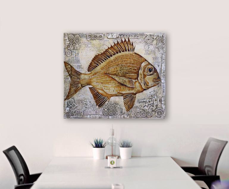 Original Abstract Animal Painting by Wlad Safronow