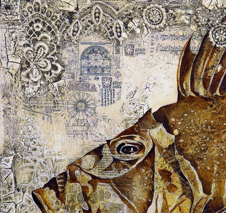 Original Art Deco Animal Painting by Wlad Safronow