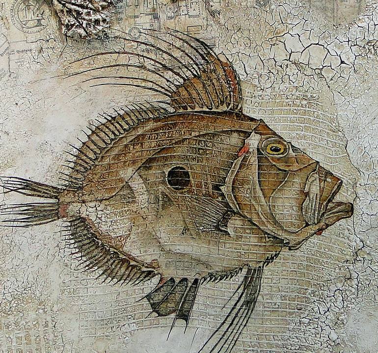 Original Art Deco Animal Painting by Wlad Safronow