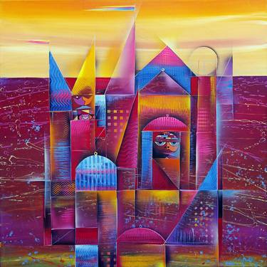 Original Architecture Paintings by Wlad Safronow