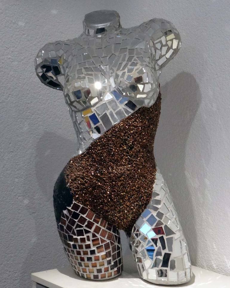 Original Abstract Body Sculpture by Amanda H Crazy