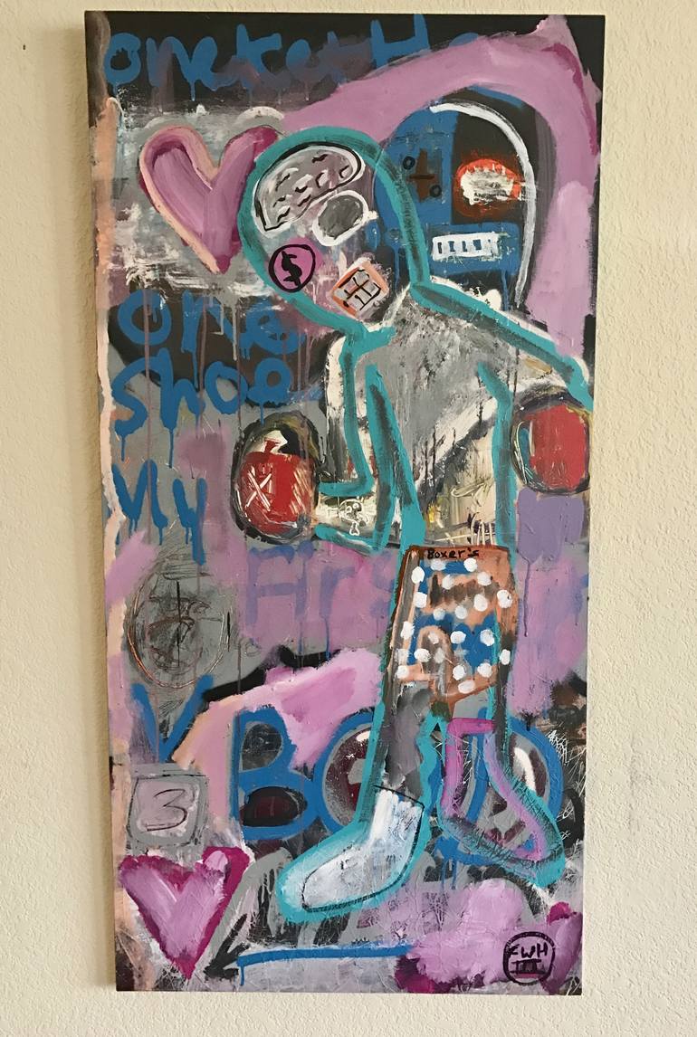 Original Street Art Graffiti Painting by Trey Heatwole