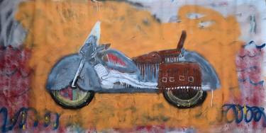 Original Motorcycle Paintings by Trey Heatwole