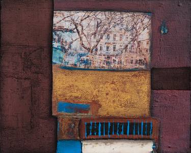 Original Conceptual Abstract Painting by Claudia Huerta