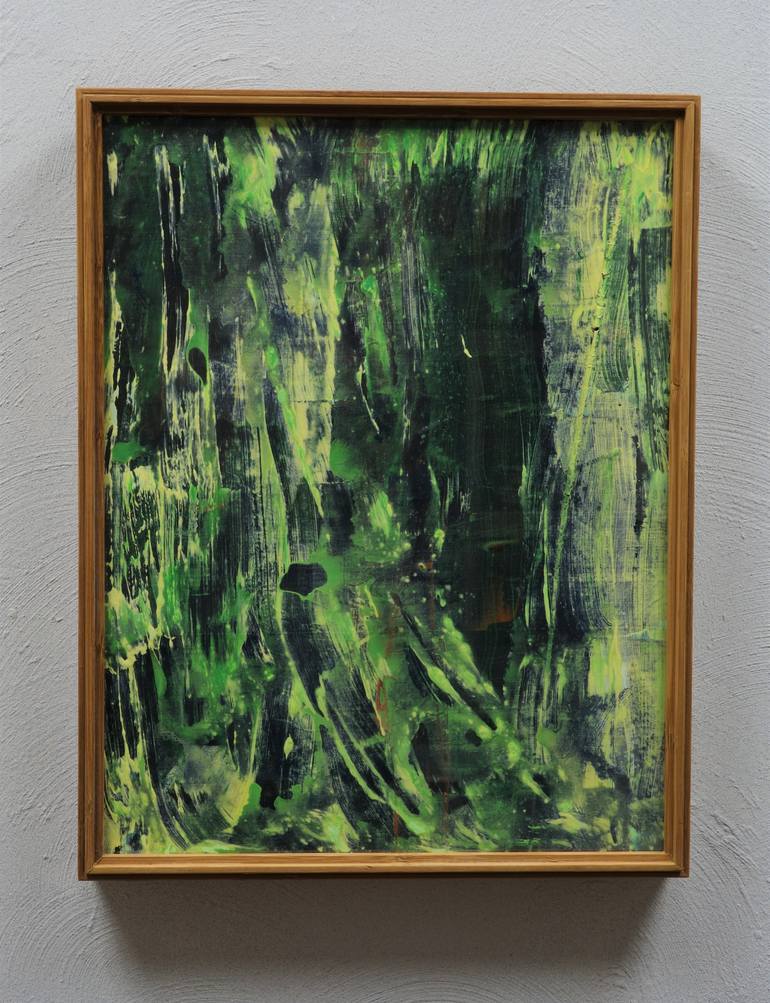 Original Abstract Expressionism Abstract Painting by Alan Resnick