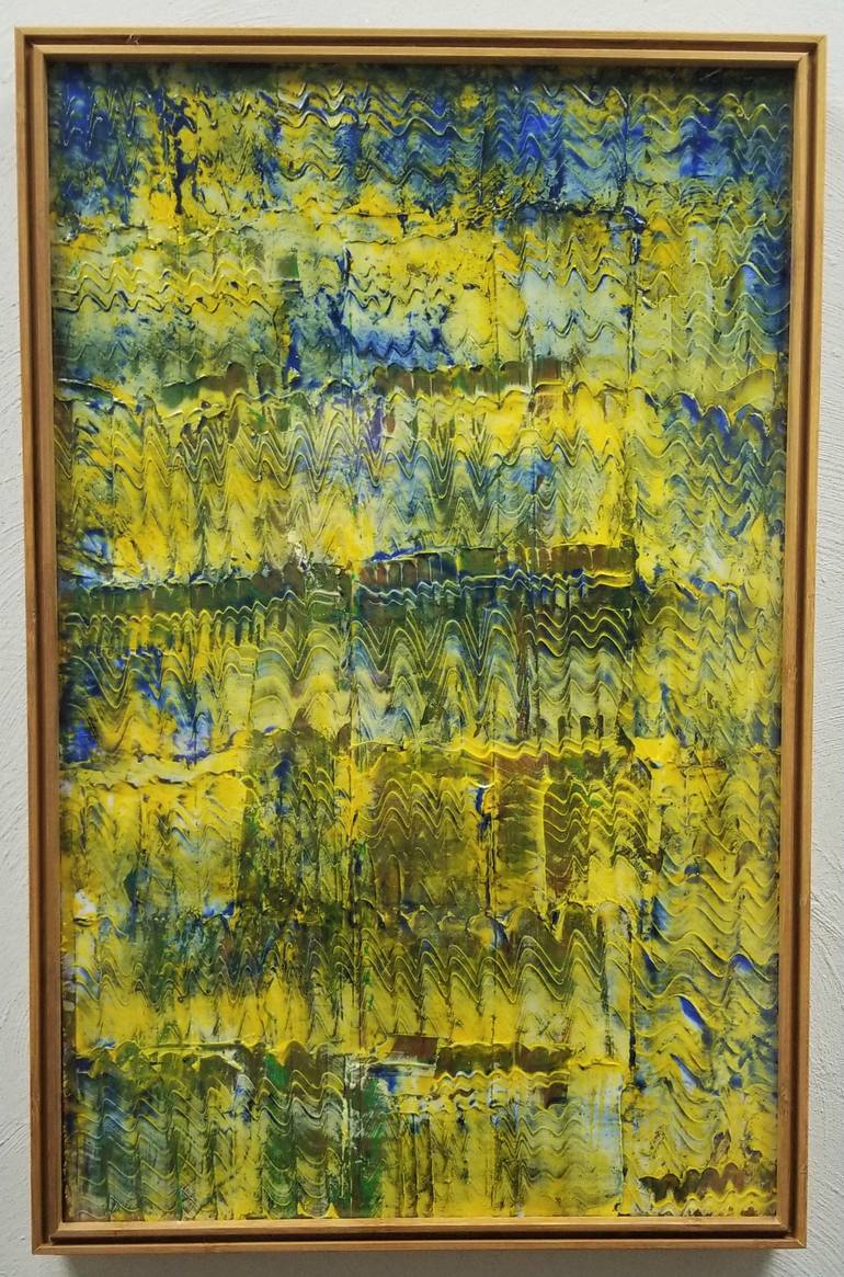 Original Abstract Expressionism Abstract Painting by Alan Resnick