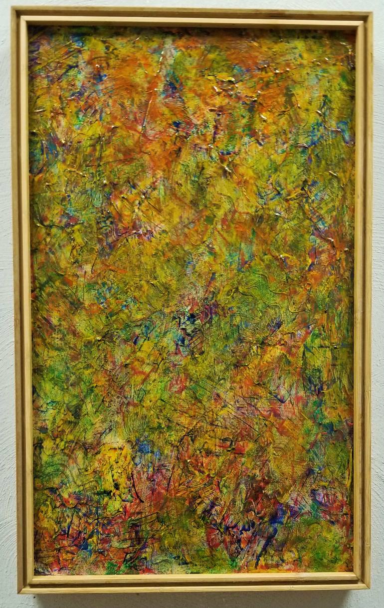 Original Abstract Expressionism Abstract Painting by Alan Resnick