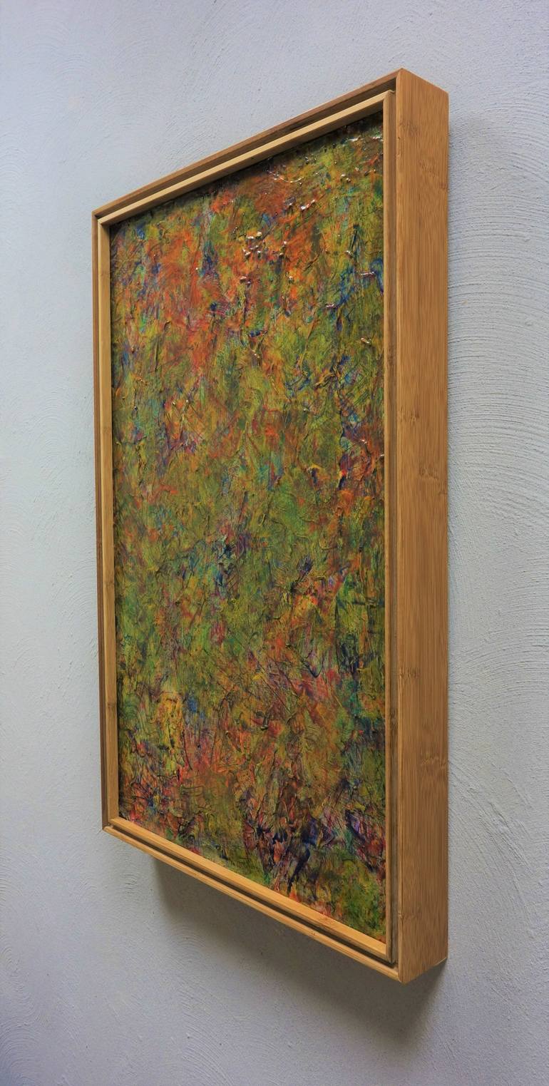 Original Abstract Expressionism Abstract Painting by Alan Resnick