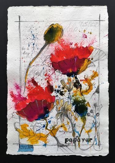 Print of Floral Paintings by Mr Marian Hergouth