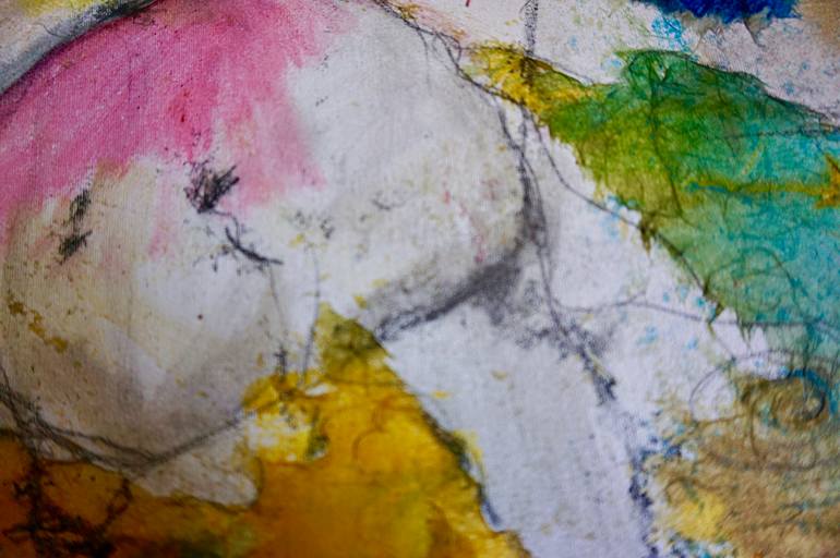 Original Abstract Expressionism Abstract Painting by Mr Marian Hergouth