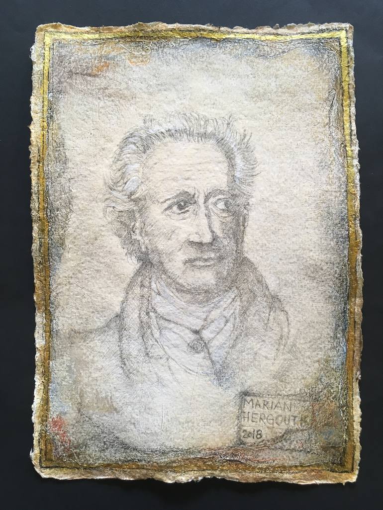 Johann Wolfgang Von Goethe Drawing By Mr Marian Hergouth Saatchi Art 4779