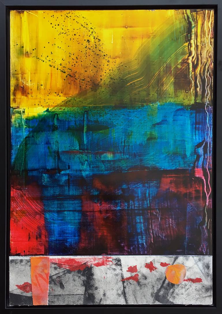 Original Abstract Painting by Mr Marian Hergouth