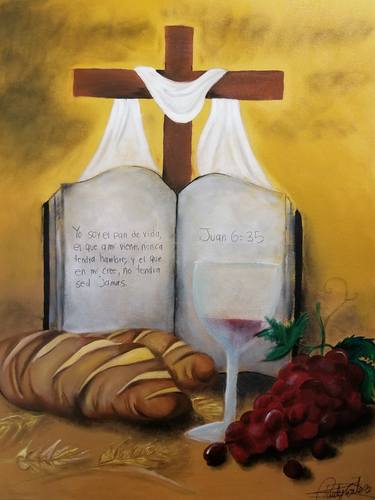 Print of Fine Art Religious Paintings by Rudy Cortez