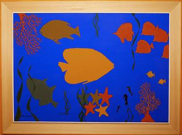 Print of Expressionism Fish Paintings by Amedeo Orabona