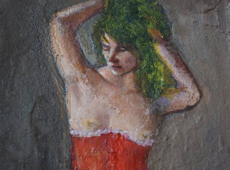 Original Figurative Nude Painting by Amedeo Orabona