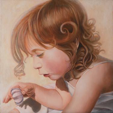 Print of Figurative Children Paintings by Anja Jager