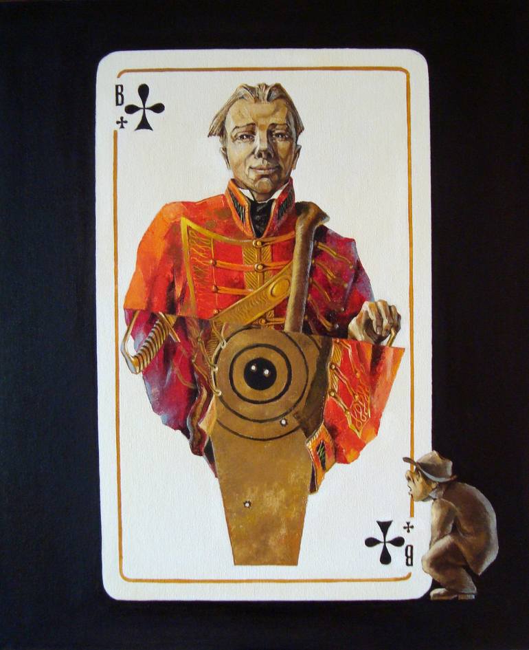 Playing cards. Knave. Painting by Mykola Mamchur Saatchi Art