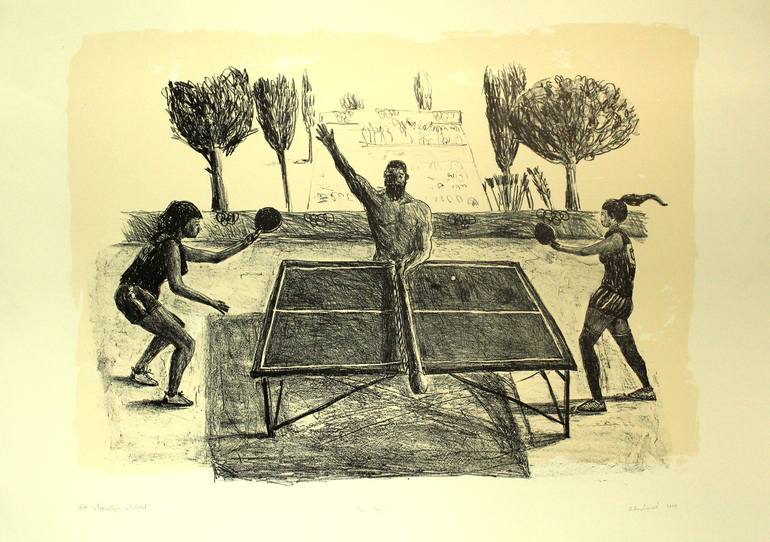 Ping Pong Drawing By Davor Dmitrovic Saatchi Art