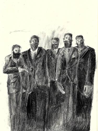 Original Men Drawing by Davor Dmitrovic