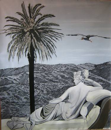 FROM MY WINDOW: "Paolina, the Hills, the Bird and the Palm Tree” thumb