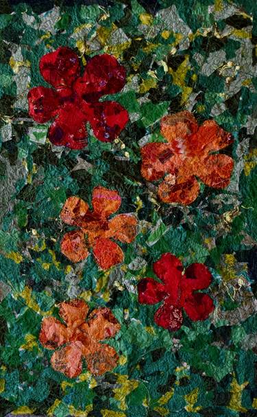 Original Floral Paintings by Rowena Lukomska
