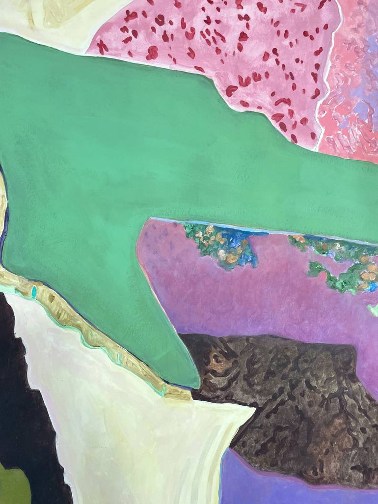 Original Abstract Nature Painting by Alexandra Czierpka