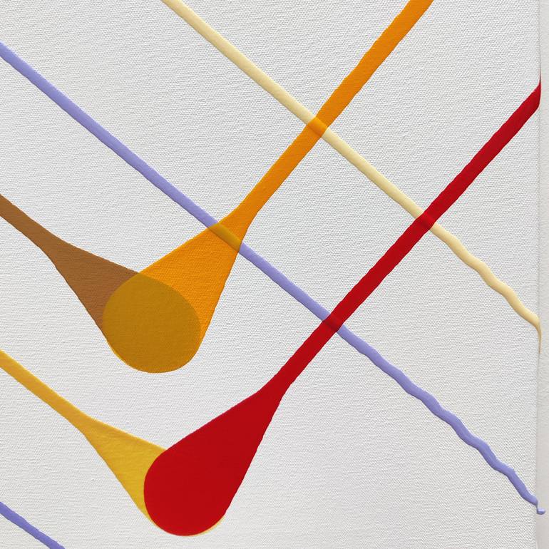 Original Art Deco Abstract Painting by Sarah Emily Porter