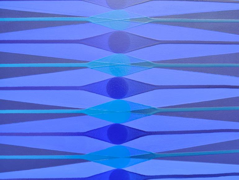 Original Art Deco Abstract Painting by Sarah Emily Porter