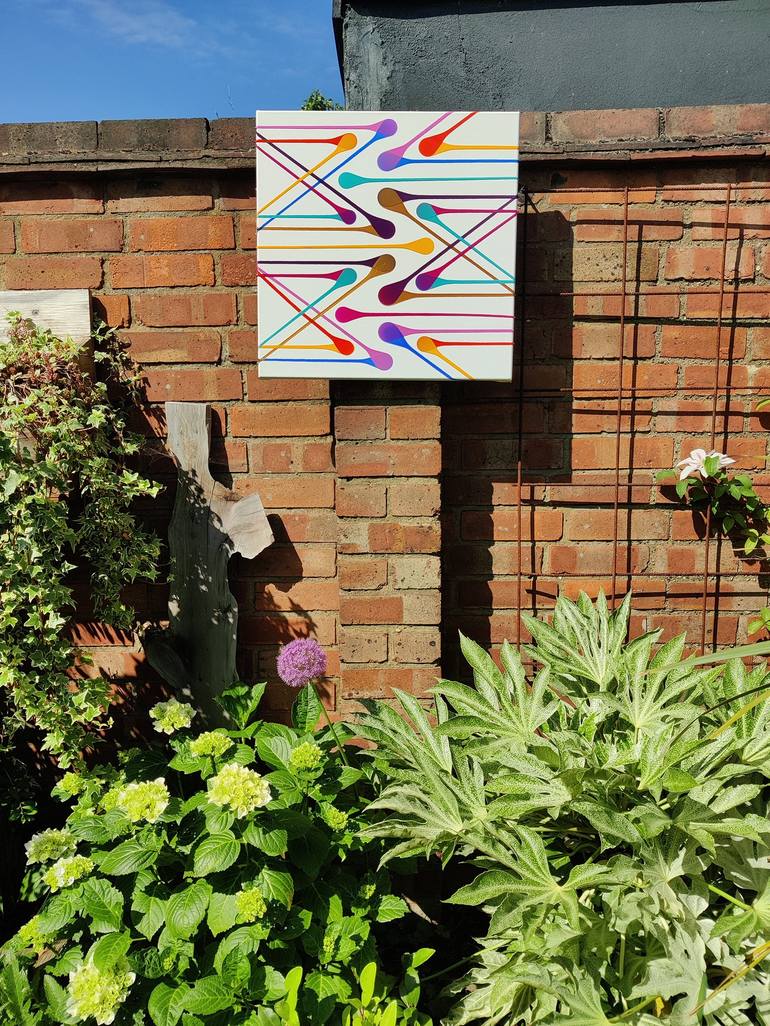 Original Geometric Painting by Sarah Emily Porter