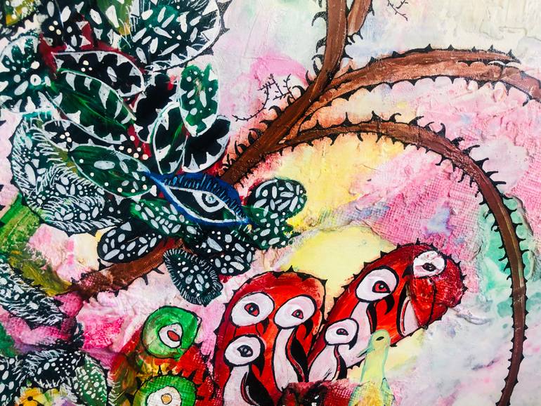 Original Abstract Nature Painting by Orna Sonino