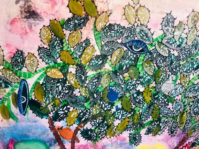 Original Abstract Nature Painting by Orna Sonino