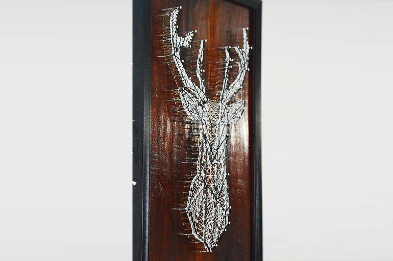 Original Art Deco Abstract Sculpture by Ullas Krishnan
