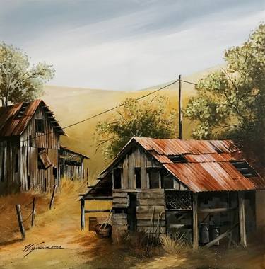 Print of Fine Art Rural life Paintings by Robert Wynne