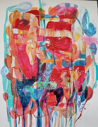 Original Abstract Paintings by Maya Bibichadze