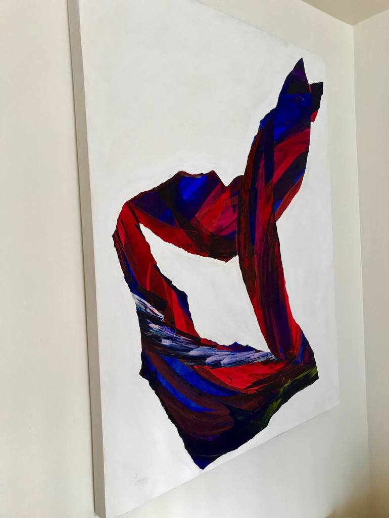 Original Abstract Expressionism Abstract Painting by Shayan Afshar