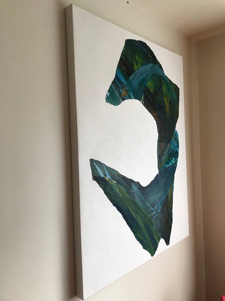Original Abstract Expressionism Abstract Painting by Shayan Afshar
