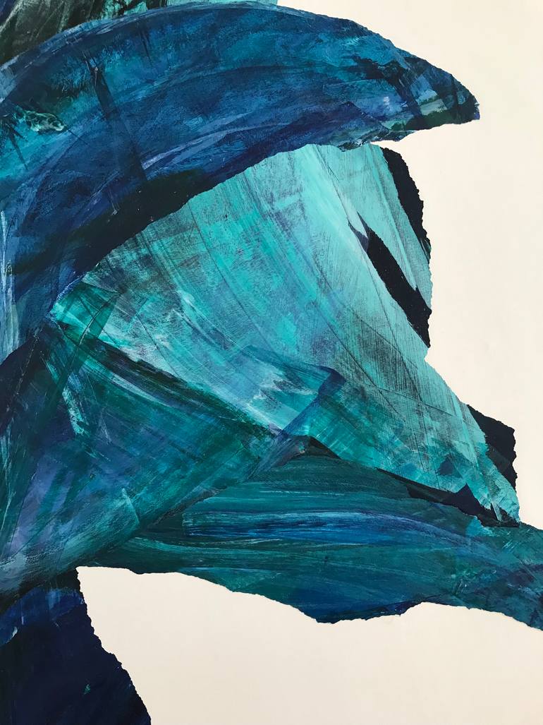 Original Abstract Expressionism Abstract Painting by Shayan Afshar