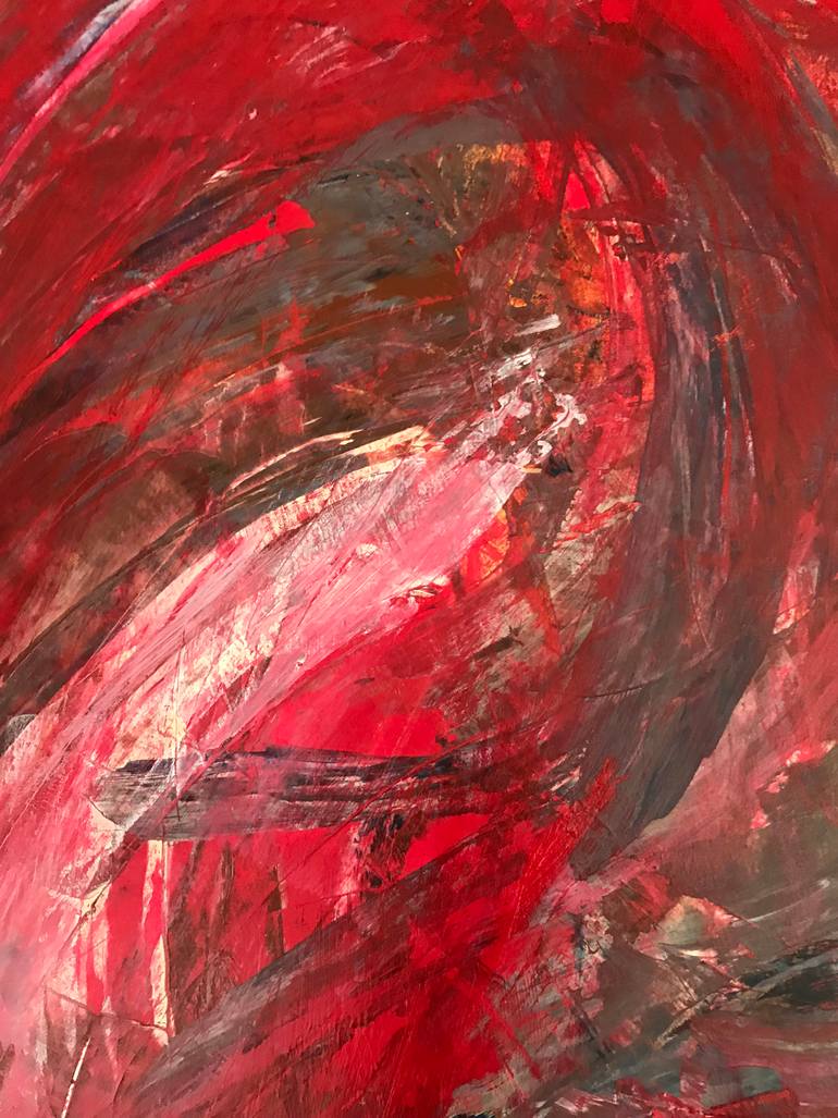 Original Abstract Expressionism Abstract Painting by Shayan Afshar