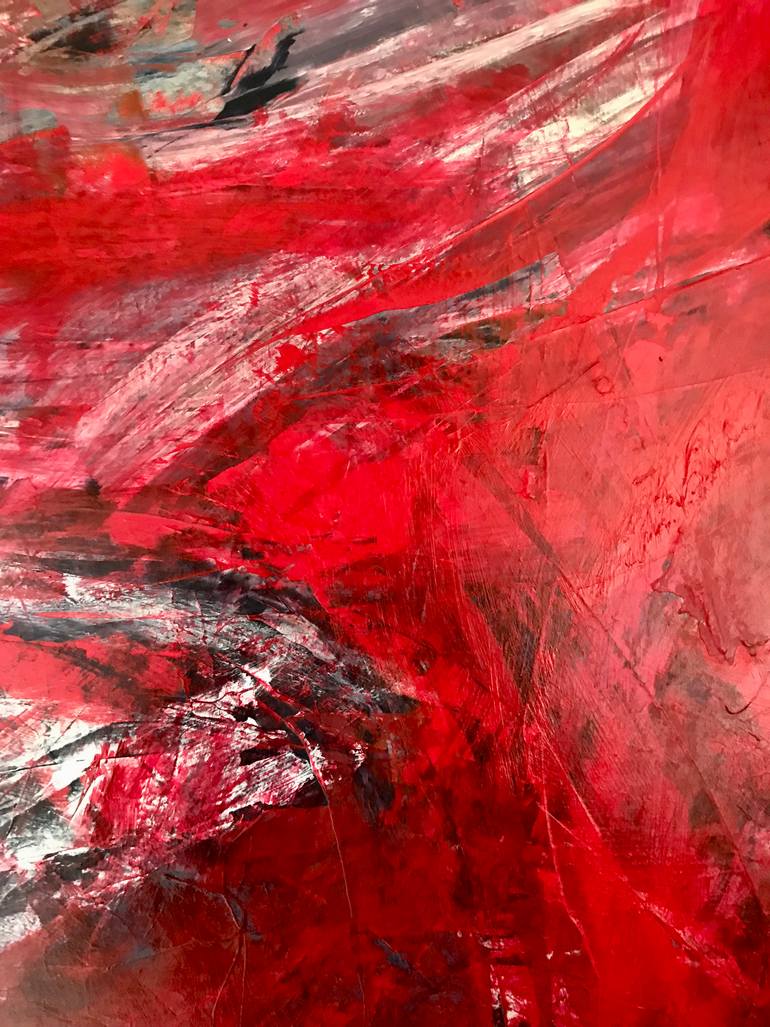 Original Abstract Expressionism Abstract Painting by Shayan Afshar