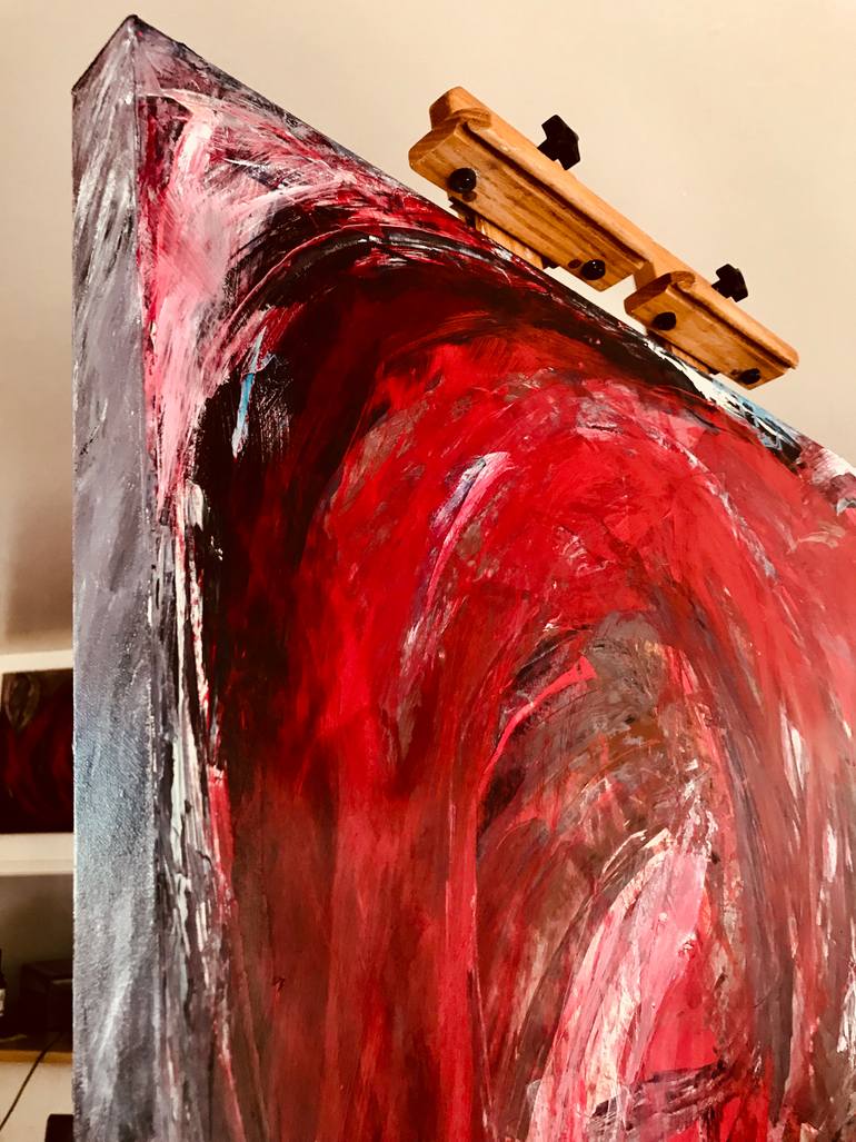 Original Abstract Expressionism Abstract Painting by Shayan Afshar