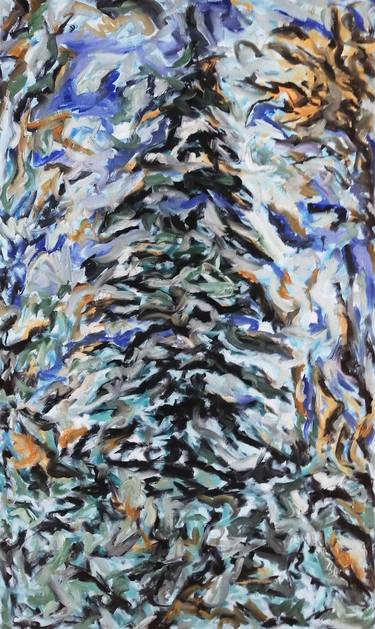 Print of Abstract Expressionism Tree Paintings by Lukas Pavlisin