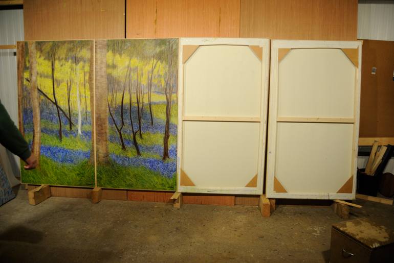 Original Expressionism Landscape Painting by Mary Lynch