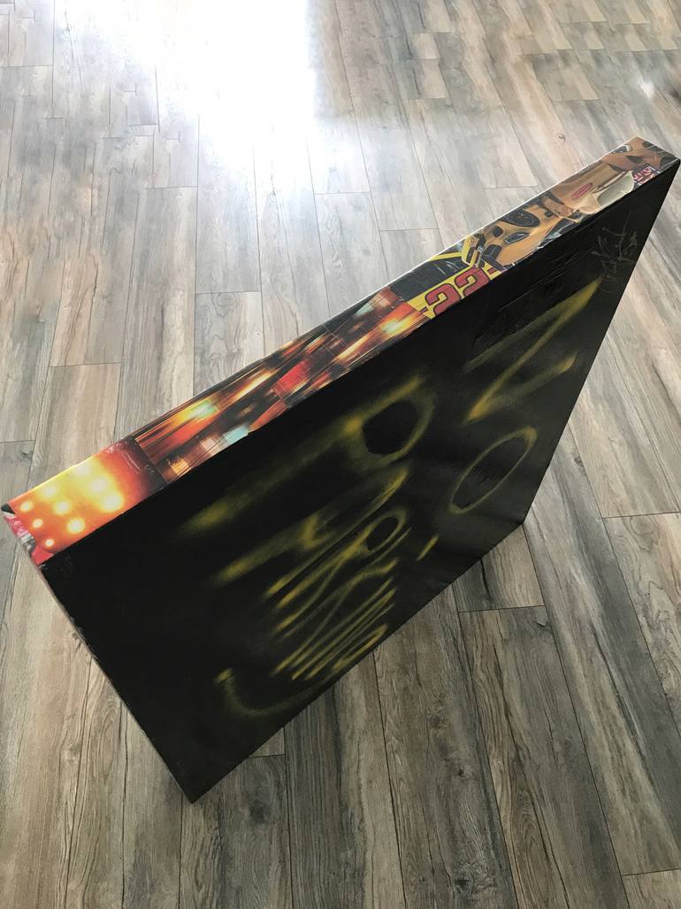 Original Art Deco Graffiti Painting by Chad Hughes