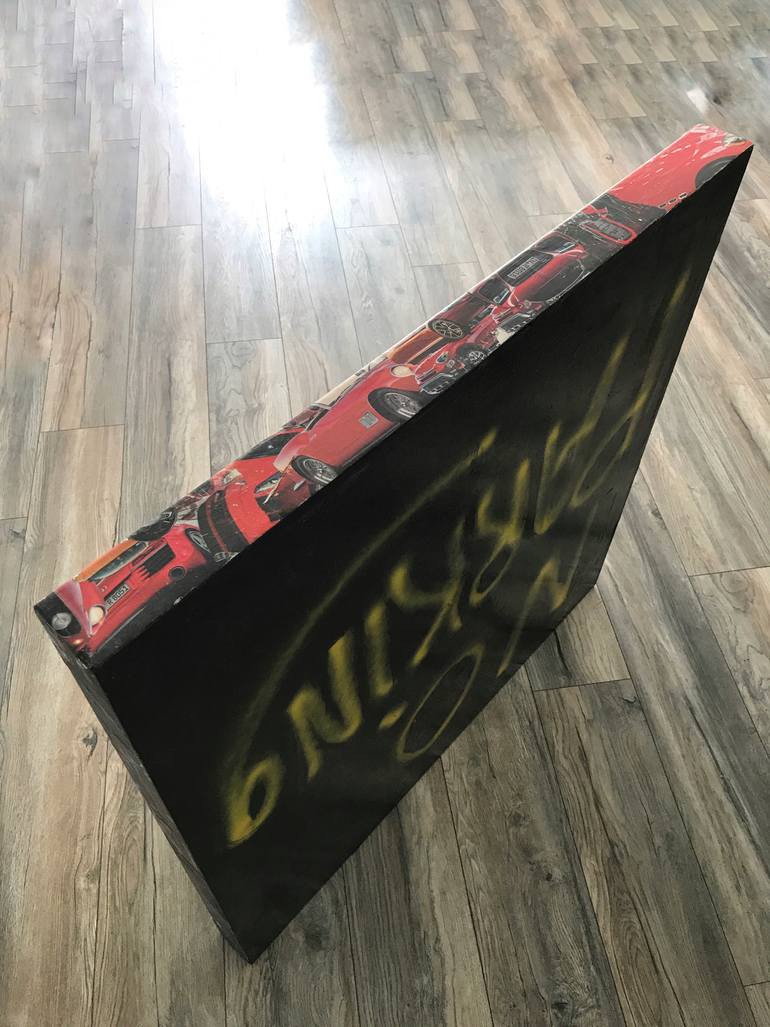 Original Art Deco Graffiti Painting by Chad Hughes