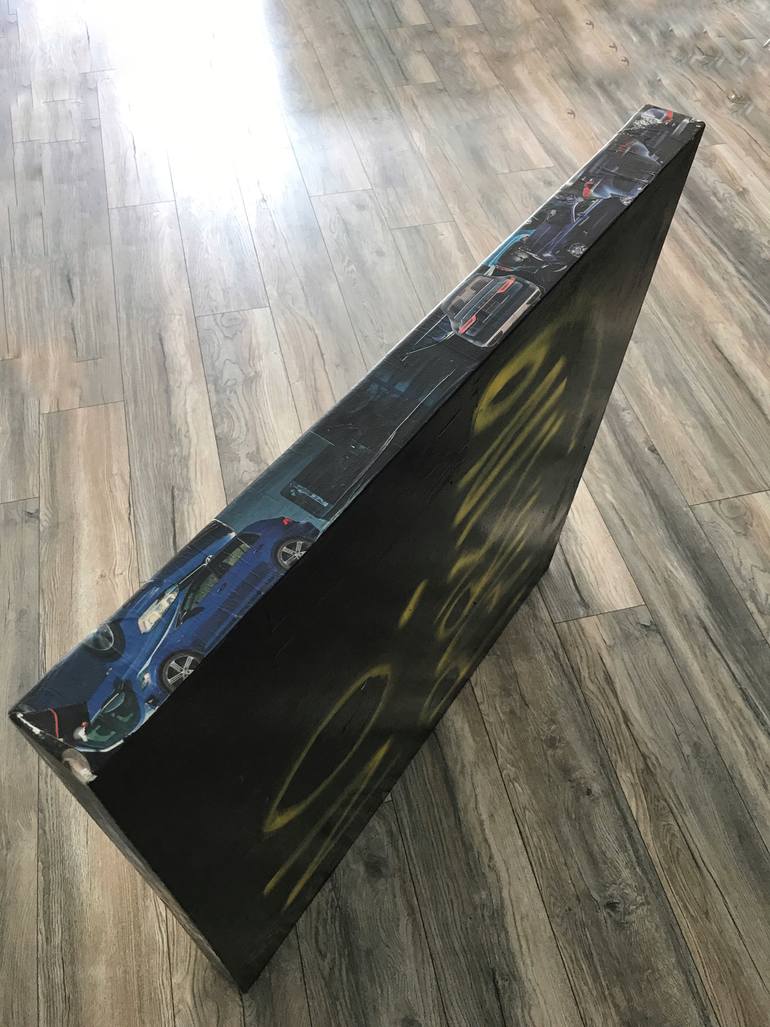 Original Art Deco Graffiti Painting by Chad Hughes