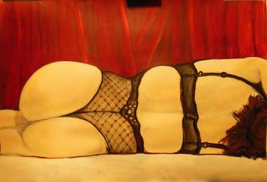 Original Nude Painting by Stef Bronmans