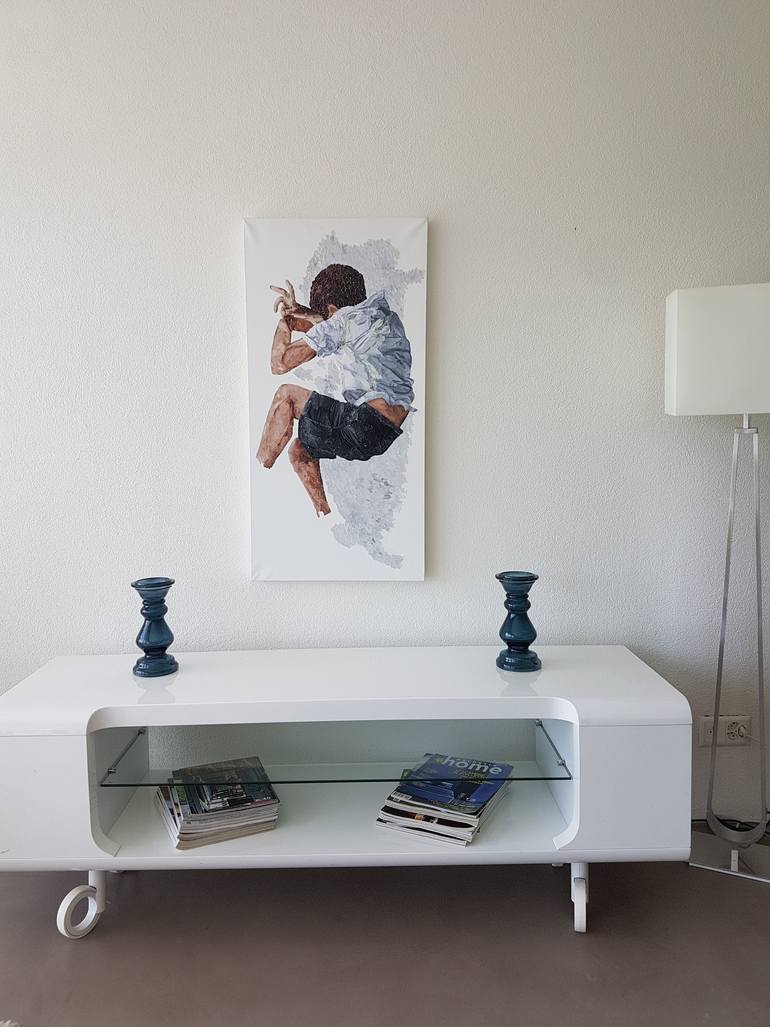 Original Figurative People Collage by Jimena Sanchez
